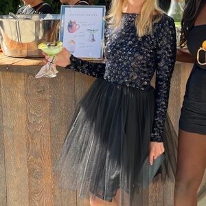Alice + Olivia Sequin/Tulle Dress